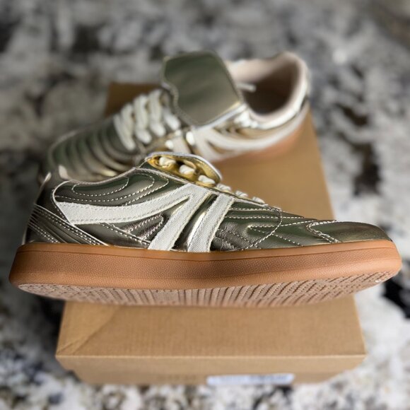 Steve Madden Madrid Gold Sneakers - Picture 6 of 8